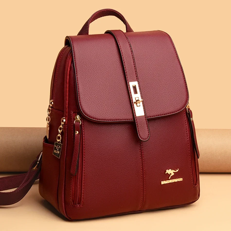 Женский кожаный рюкзак большой – обзор и цена Luxury Bags Girls