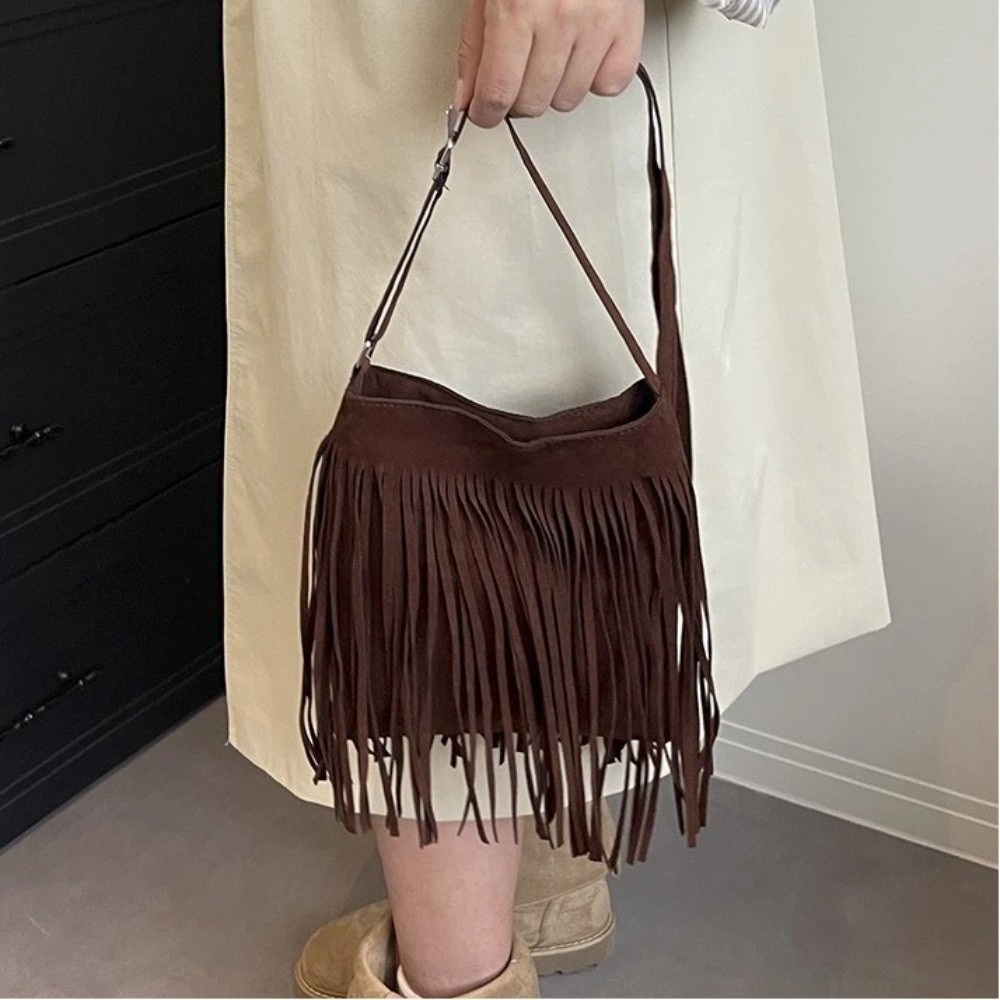 Винтажная замшевая сумка через – обзор и цена Bucket Bag Suede