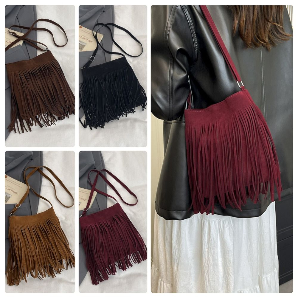 Модная замшевая сумка-кроссбод – обзор и цена Bucket Bag Suede