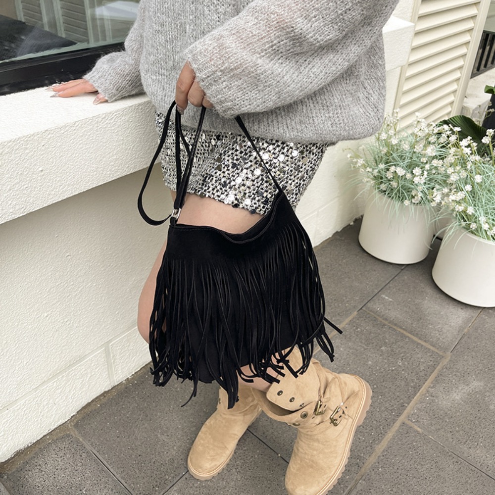 Модная замшевая сумка-кроссбод – обзор и цена Bucket Bag Suede