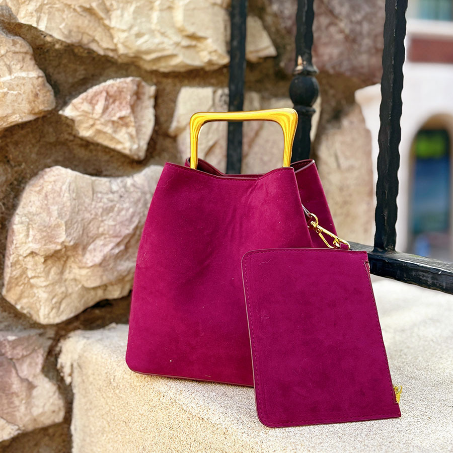 Женская сумка-ведро из натурал – обзор и цена Bucket Bag Suede