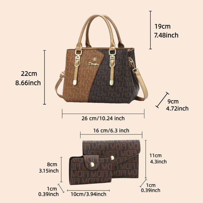 Набор из 3 женских сумок, роск – обзор и цена Luxury Bags For Women