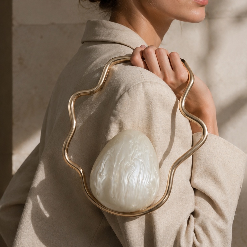 Женская мини-сумка-клатч из ак – обзор и цена Luxury Bags Gold