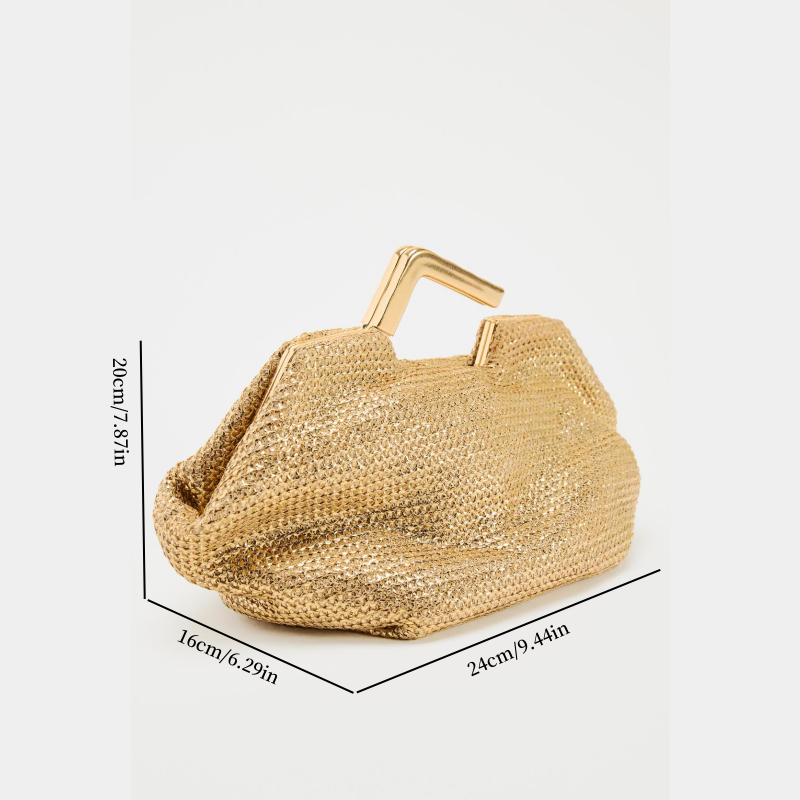 ЗОЛОТОЙ СУМКА С МЕТАЛЛИЧЕСКОЙ  – обзор и цена Luxury Bags Gold