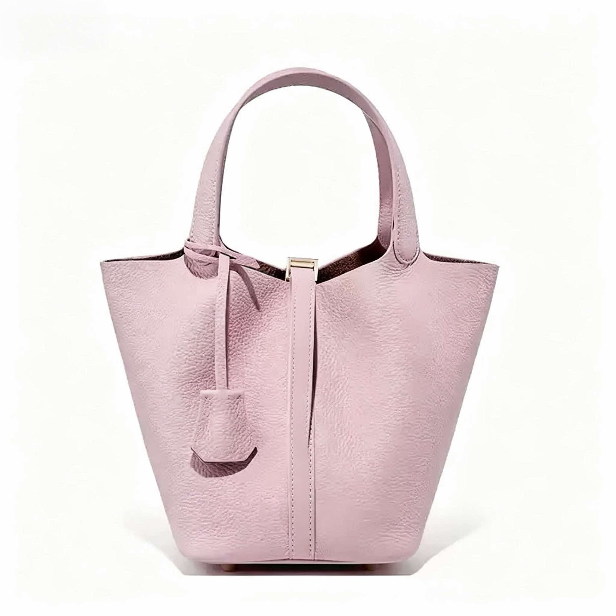 Кожаная сумка-корзина, женская – обзор и цена Bucket Bag Suede