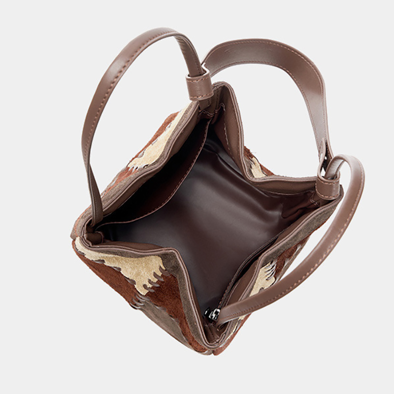 Винтажная сумка-ведро из натур – обзор и цена Bucket Bag Suede